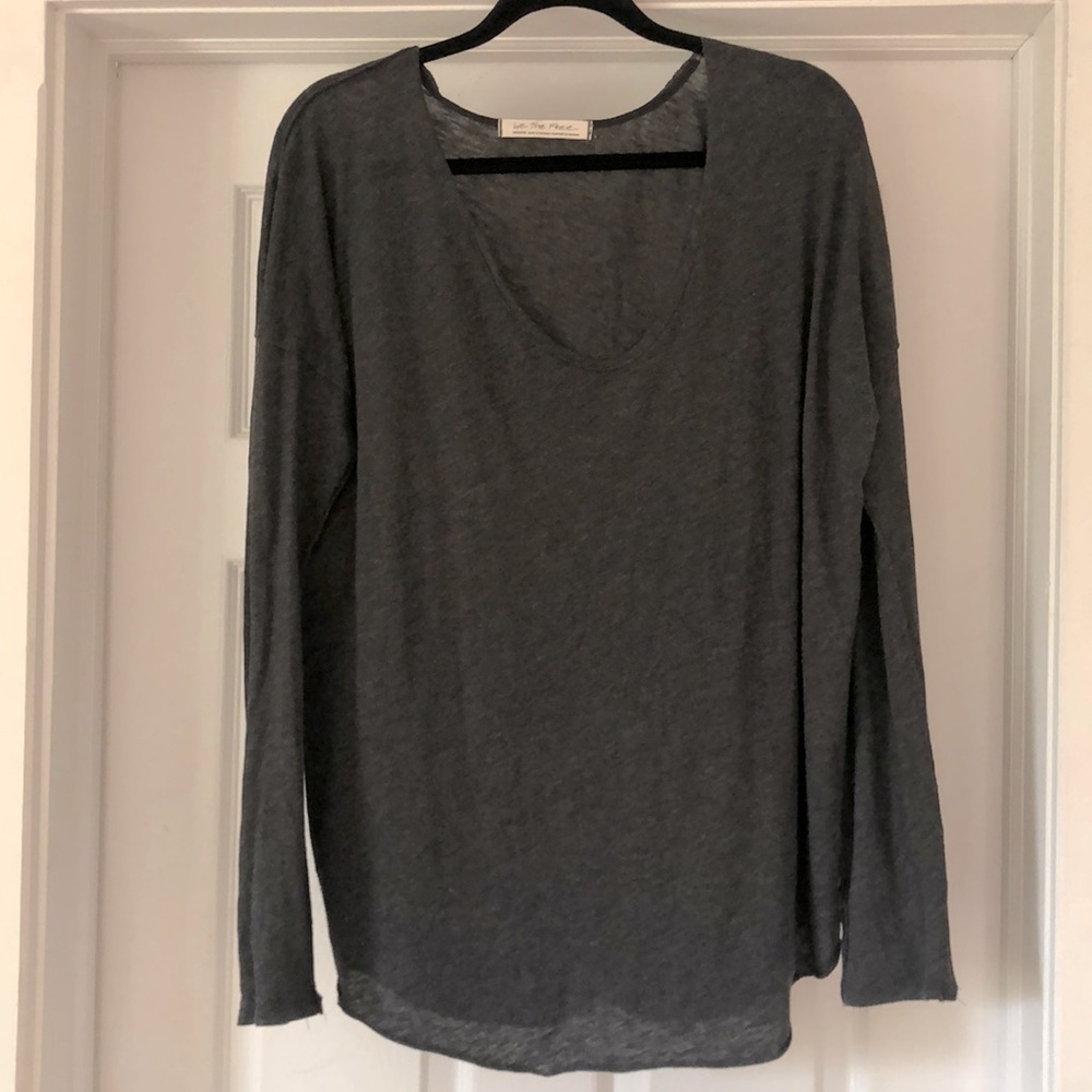 We The Free Gray Long sleeve